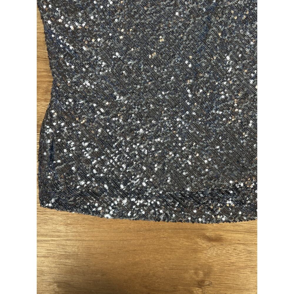 Generation‎ Love New York Sequin Camisole Top Blue Silver Sparkle Small - Picture 4 of 9